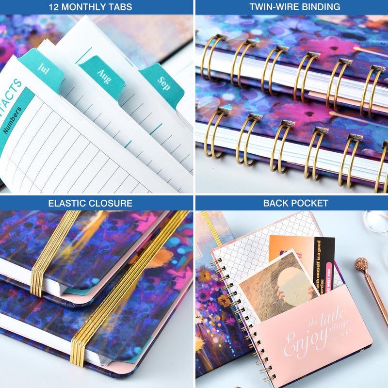 MaaIbok 2025-2026 Planner - Planner 2025-2026 Daily Weekly and Monthly, Jul 2025 - Jun 2026, Academic Planner 2025-2026, 12 Monthly Tabs, 6.3    8.4, Inner Pocket, Hardcover, Perfect for Organization - Image 5